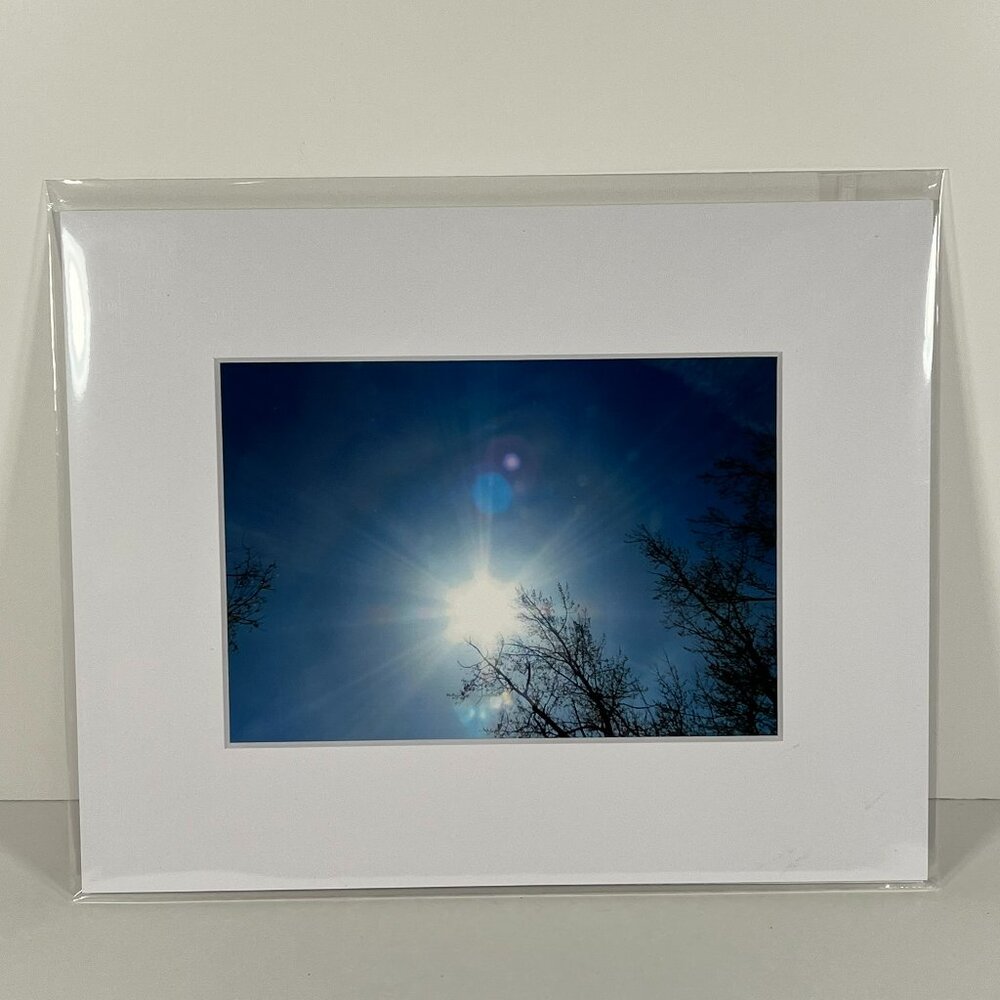 Total Solar Eclipse April 8 2024 Photography Print 10in x 8in Mat NWT
